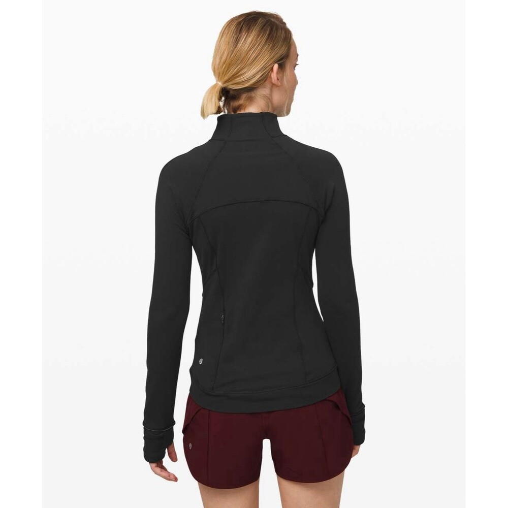 Lululemon Outrun the Elements 1/2 Zip Rulu Pullover Black Size 6 W3CJUS - Picture 3 of 9